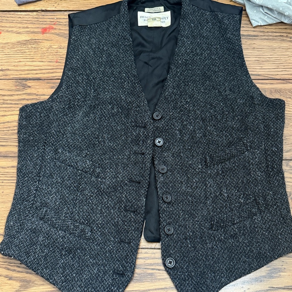 Denim & Supply Ralph Lauren Charcoal Wool Jacket